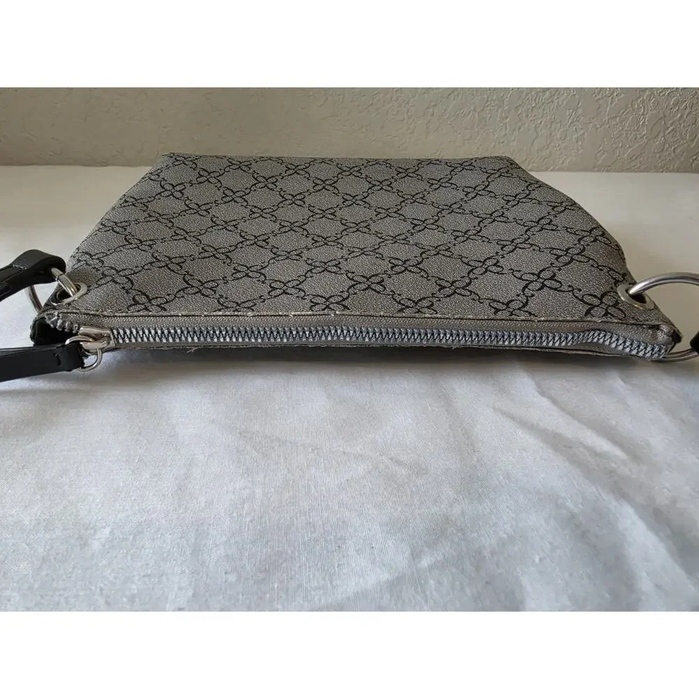 Nine West Josey Swing Crossbody Bag In Black And Gray